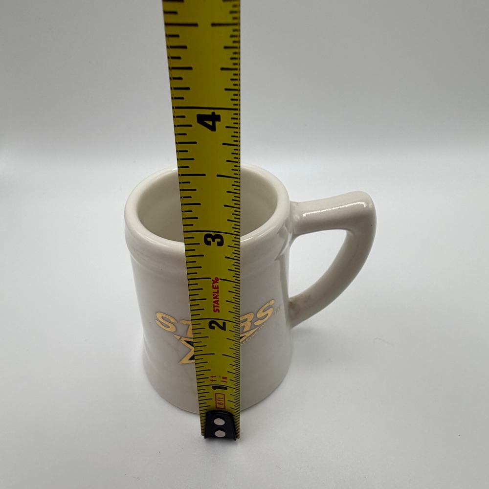 Vintage 1992 Dallas Stars NHL Mini Mug Toothpick Holder Hunter Ceramic - Picture 11 of 11